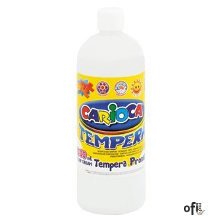 Farba tempera 1000 ml, biały CARIOCA 170-1440/170-2639