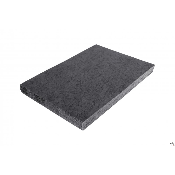 Karton DELTA skóropodobny szary A4 DOTTS 100 szt. okładki do bindowania