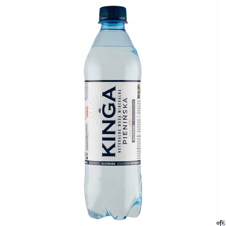 Woda KINGA PIENIŃSKA 0,5L (12szt.) gazowana