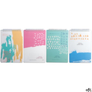 Brulion na spirali górnej, A5, 80 k, kratka, okładka PP,  MG MG APY7EW00