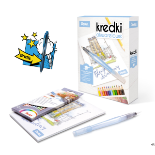 Zestaw akwarelowy  ZESTAW CB9-12-FRH-B PENTEL