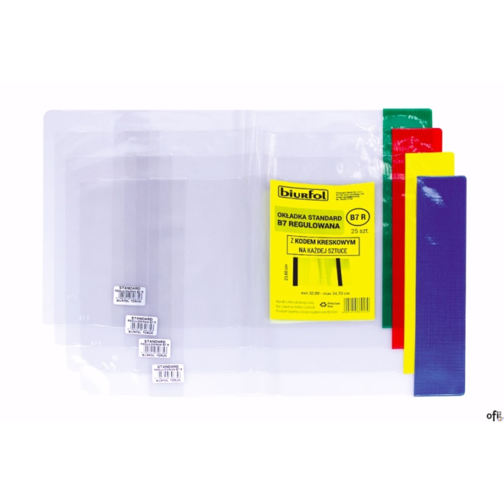 Okładka standard S5 - 265 regulowana (25) z kod. na szt. OZK-51 BIURFOL