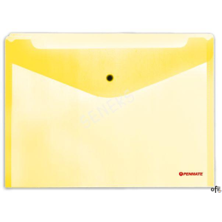 Teczka kopertowa A4 z europerforacją żółta Penmate TT8059