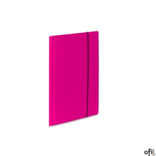 Teczka z gumką Soft (1) różowa VAUPE, 302/11