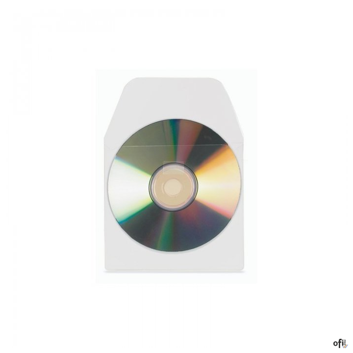 Kieszeń samoprzylepna  na CD z zamknięciem 3L (10szt.) 127x127mm 6832-10