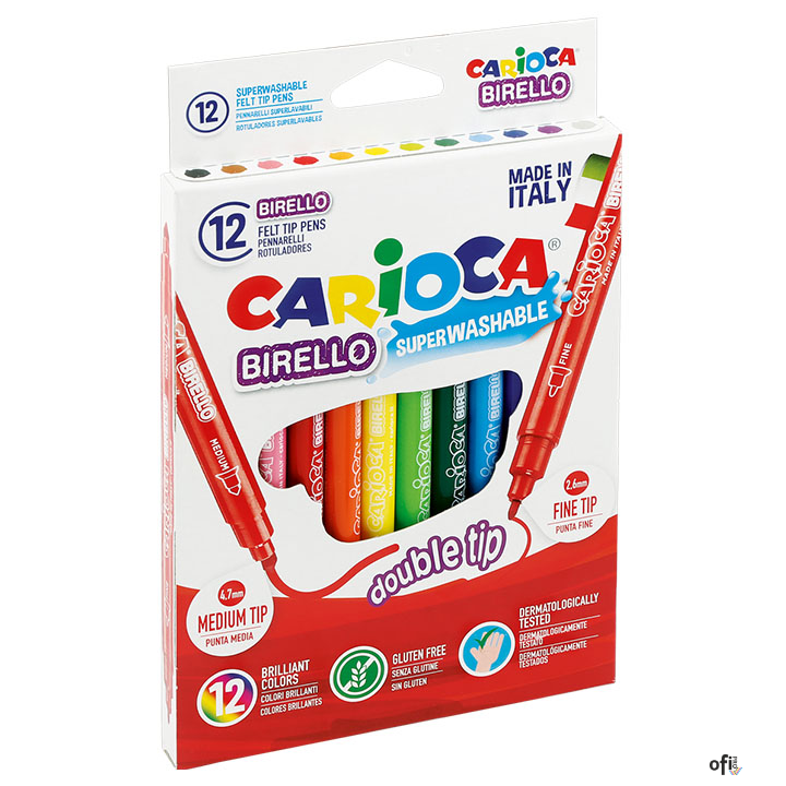 Pisaki CARIOCA Birello, 12 kolorów 160-1463