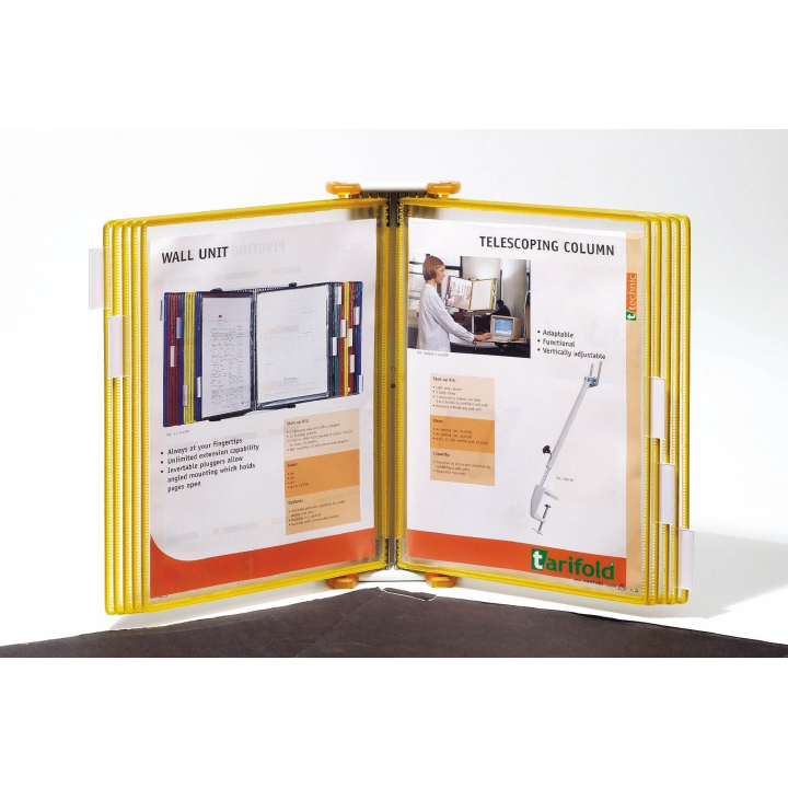 Prezenter-system naścienny 414109TR TARIFOLD CANDY LINE A4 z10 mix kolor