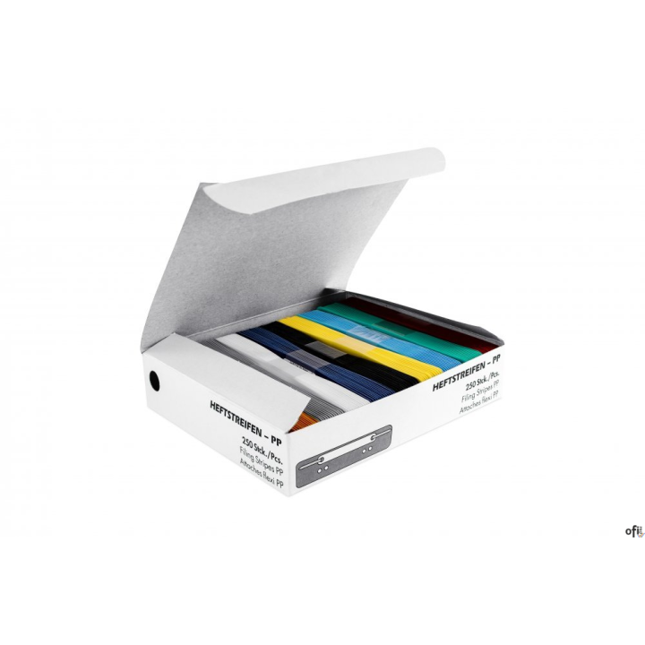 Wąsy_skoroszytowe DOTTS ciemnozielone polipropylen 25sztuk