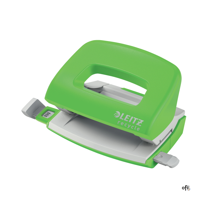 Mini dziurkacz NeXXt Recycle, 10 kartek, 3 lata gwarancji, zielony 50100055