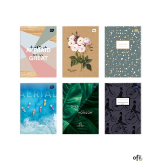 Zeszyt A4 96k. linia UV mix wzorów INTERDRUK 7378