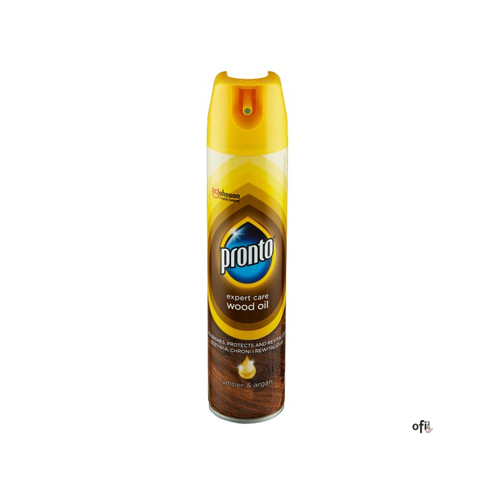 PRONTO Spray olejek nawilżający do mebli 250ml.REVIVE IT AMBER&ARGAN 1562