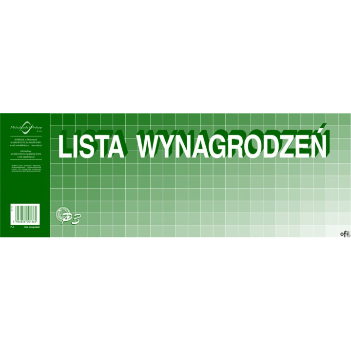 P-3M Lista wynagrodzeń 1/2 A-3 MICHALCZYK&PROKOP (od 1 lipca 2022)