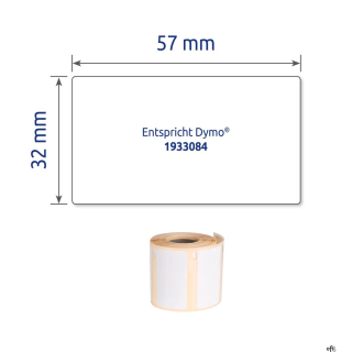 Etykiety Heavy Duty A1933084 32 x 57 400 et. w rolce do termodruku, poliestrowe, trwałe, białe, Avery Zweckform