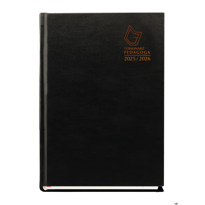 Terminarz PEDAGOGA 2025/2026 CZARNY A5 T-150V-V Michalczyk i Prokop