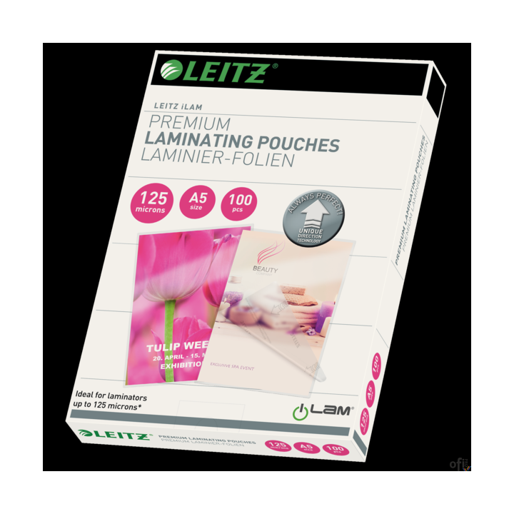 Folia do laminacji Leitz UDT A5 125 mic., 100 szt., 74930000