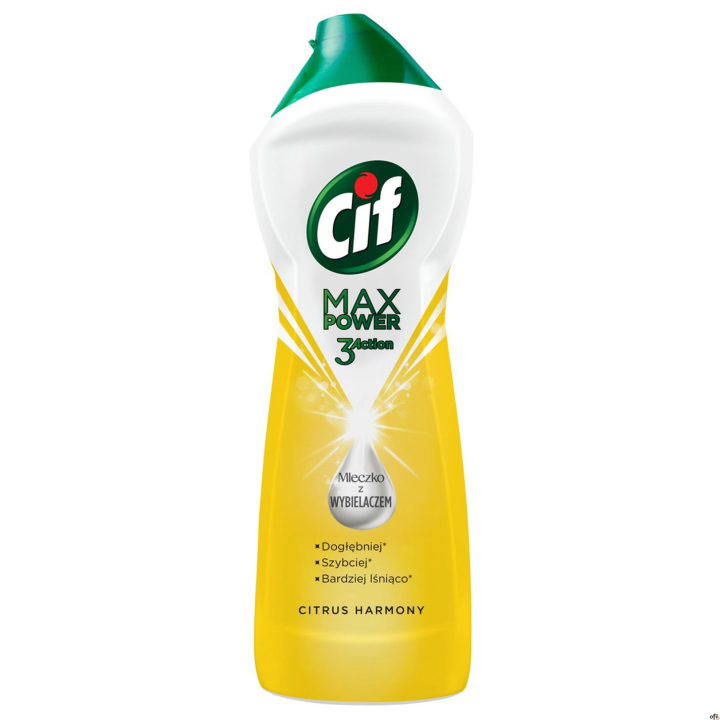 CIF Mleczko czyszczące 1001g  Max Power Citrus  416037