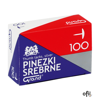 Pinezka srebrna S100(10) GRAND 110-1391