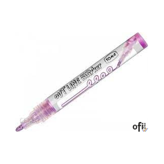 Marker OUTLINE srebrno-fioletowy TO-404 Toma