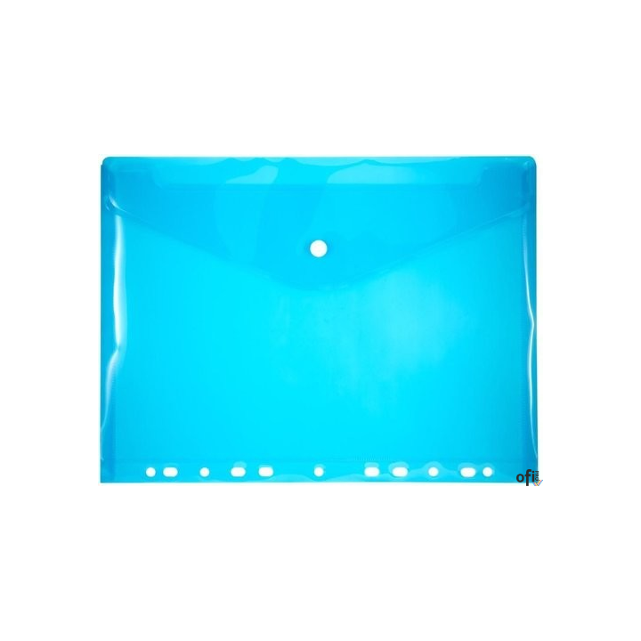 Teczka kopertowa A4 z europerforacją niebieska Penmate TT8057
