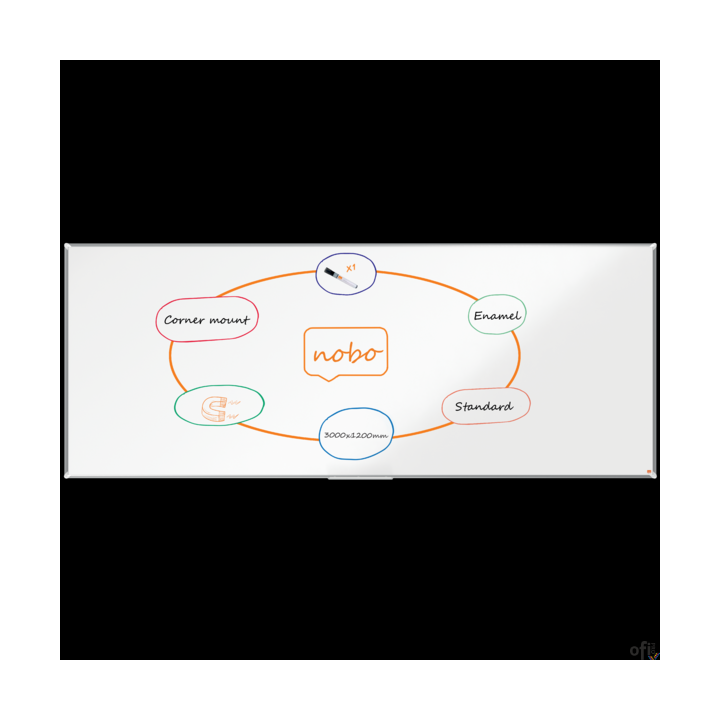 Tablica porcelanowa Nobo Premium Plus 3000x1200mm 1915153
