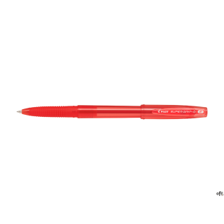 Długopis olejowy ze skuwką PILOT SUPER GRIP czerwony BPS-GG-F-R