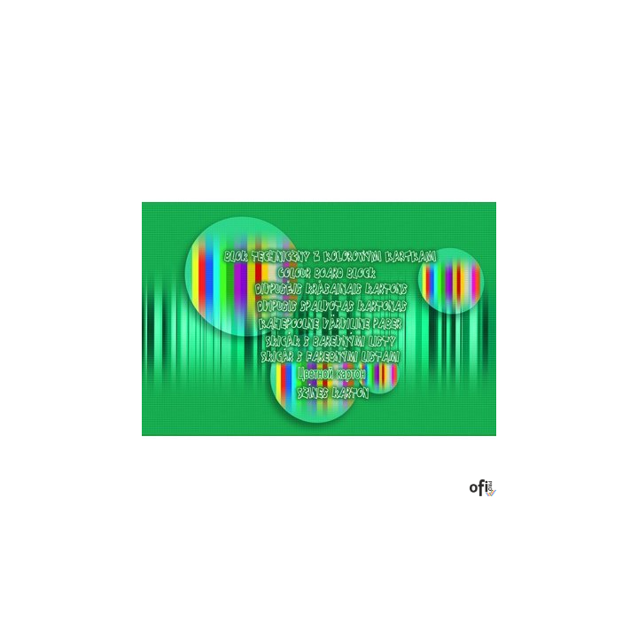 Blok techniczny kolorowy A3 15k PREMIUM KRESKA