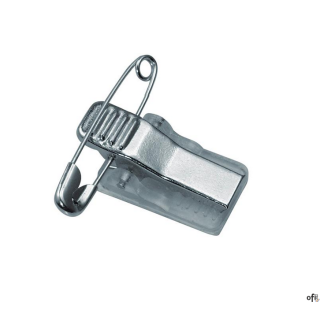 Klips samoprzylepny z agrafką do identyfikatora CT218 srebrny (100szt.) ARGO