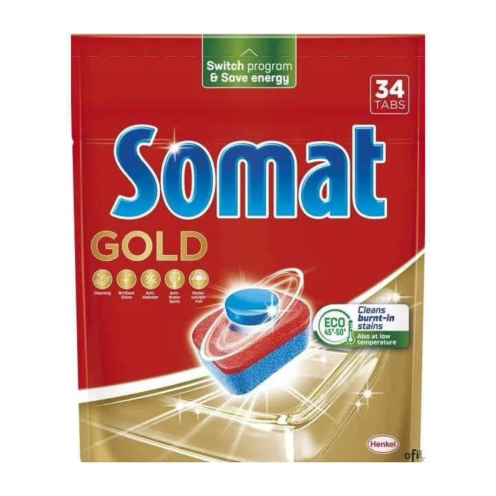 SOMAT Tabletki do zmywarki 34 szt. GOLD 577105