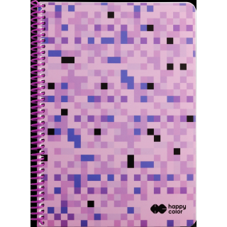 Kołonotatnik PIXI 2, A4, 80k, kratka, 80g/m2, Happy Color HA 4742 2030-PI2