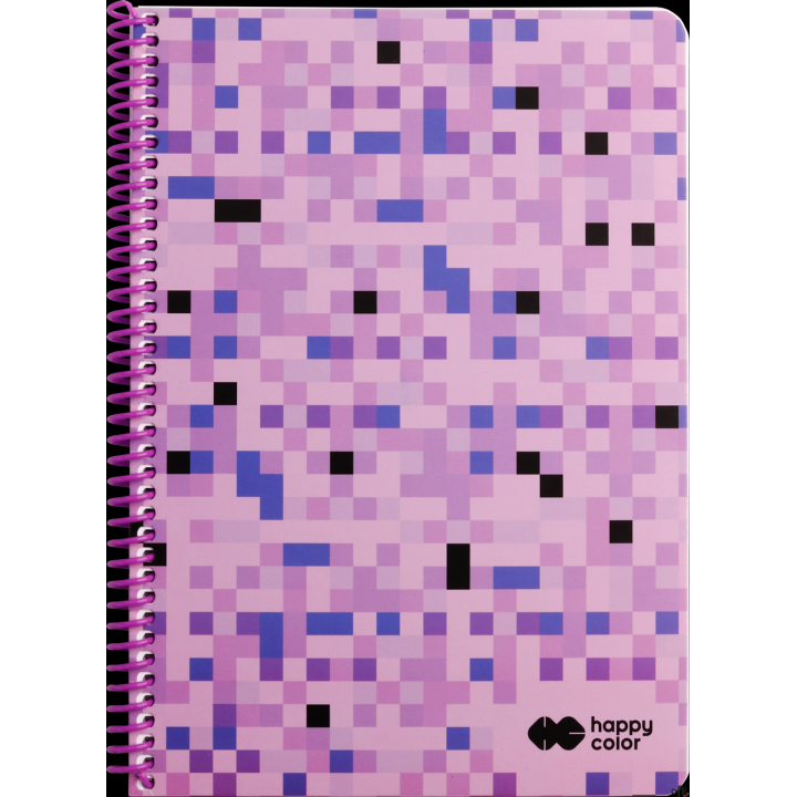 Kołonotatnik PIXI 2, A4, 80k, kratka, 80g/m2, Happy Color HA 4742 2030-PI2