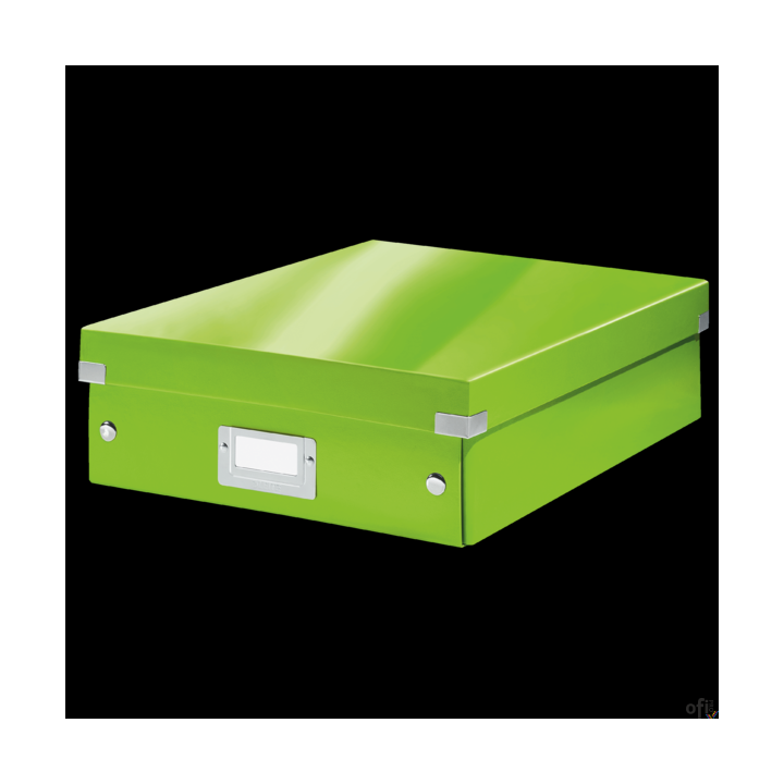 Pudło z przegródkami Leitz C&S, średnie, zielone 60580054