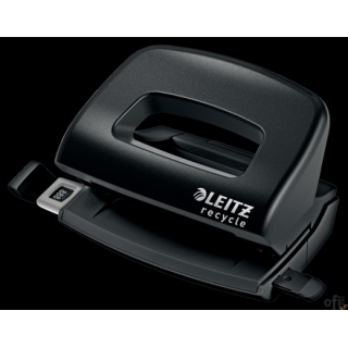 Mini dziurkacz Leitz NeXXt Recycle 10k, czarny 50100095