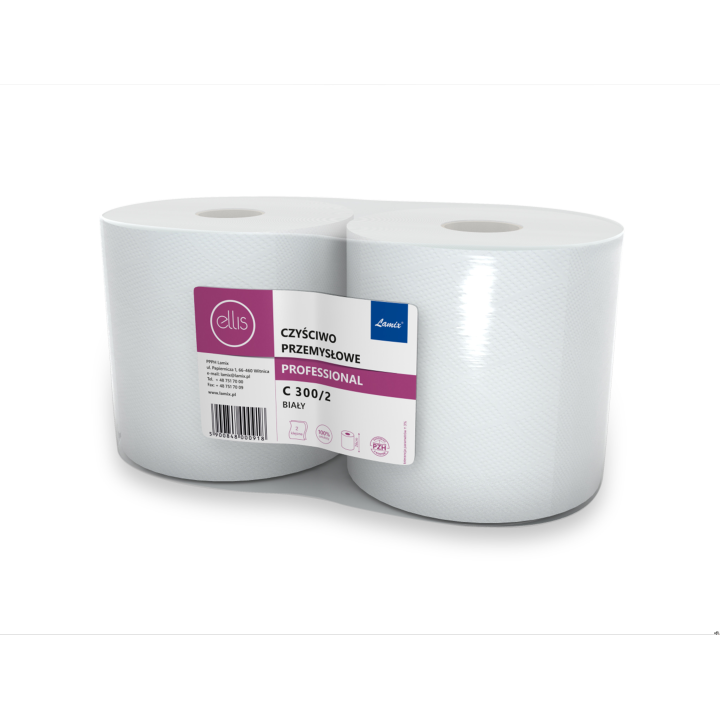 Czyściwo PROFESSIONA 300/2 300m 2warstwy celuloza (op. 2szt.) ELLIS 0918