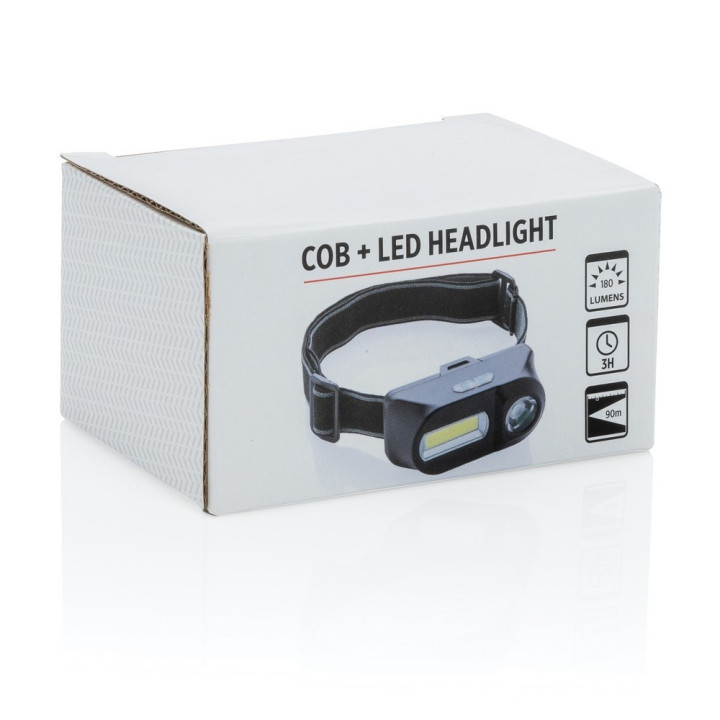 Latarka na głowę COB LED