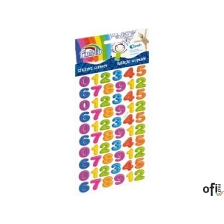 Naklejki wypukłe FIORELLO GR-NP138 cyferki 170-2484