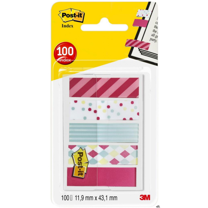 Zakładki_indeksujące POST-IT_ Mini (684-CAN5), PP, 11,9x43,2mm, 5x20 kart
