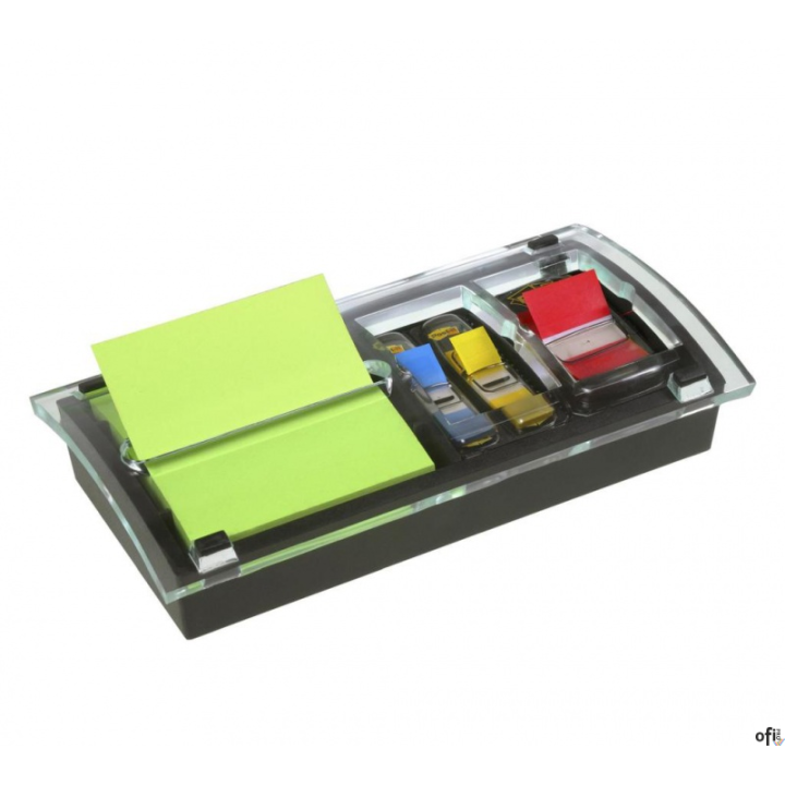 Zestaw promocyjny POST-IT_ Z-Notes (DS100-VP), podajnik Combi-Millenium+12 bloczków+zakładka (X)