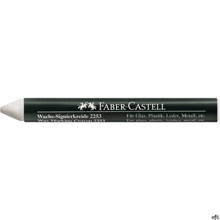 Kredka do znakowania biała 2253-W, FABER CASTELL 122201