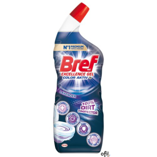 BREF Płyn żel do WC Excellence Color Aktiv 700ml Lavender *311235