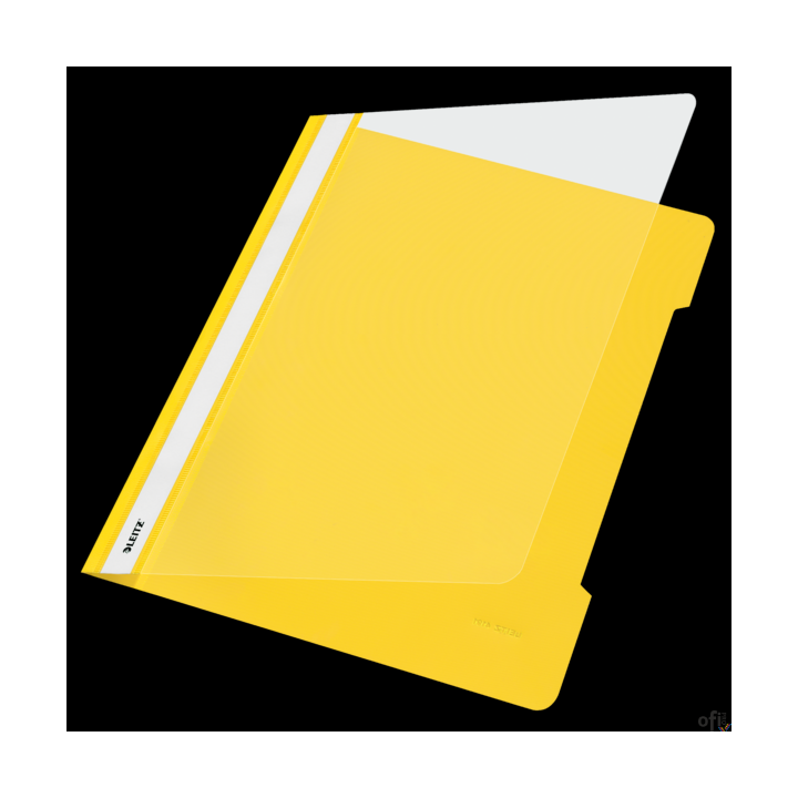 Skoroszyt sztywny A4 Leitz, żółty 25 szt. 41910015