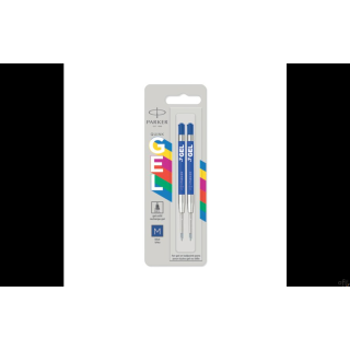 PARKER Wkłady Żelowe Economy czarny (M) - 2 szt. na blistrze 2136231