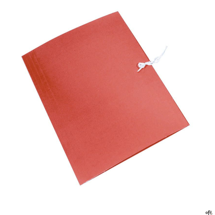 Teczka kartonowa wiązana czerw 1824-331-010