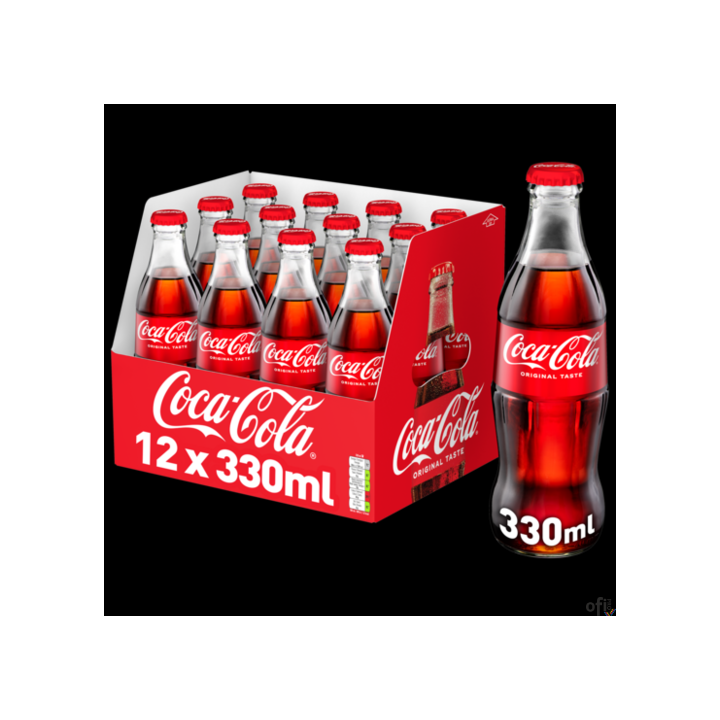 Napój COCA COLA 0.33L butelka szklana bezzwrotna 12szt.