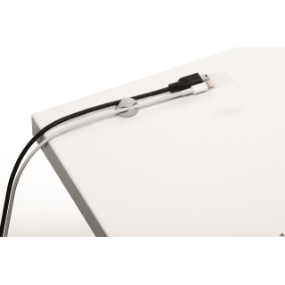 Klips samoprzylepny na 2 kable(6)szary  503810 CAVOLINE CLIP    DURABLE