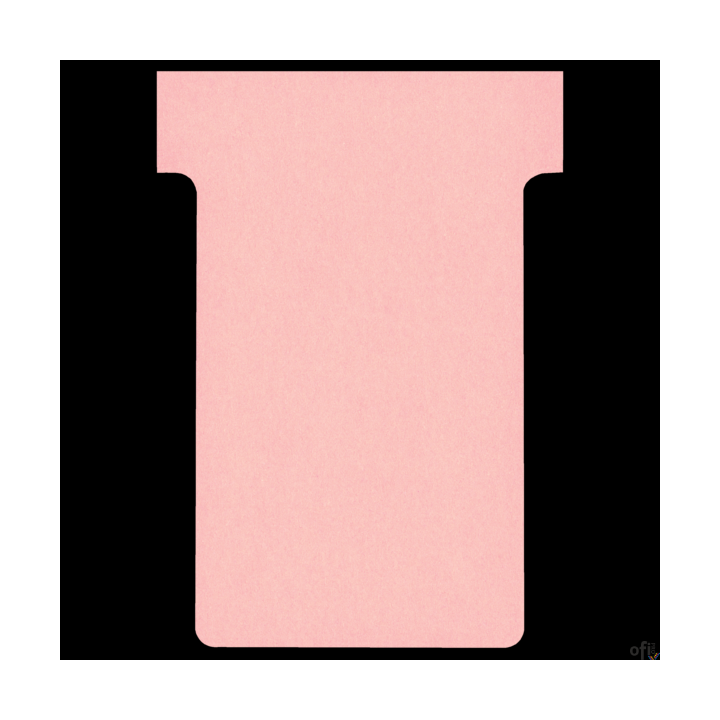 Karteczki T-Card Nobo, rozmiar 2, różowe 100 szt. 2002008