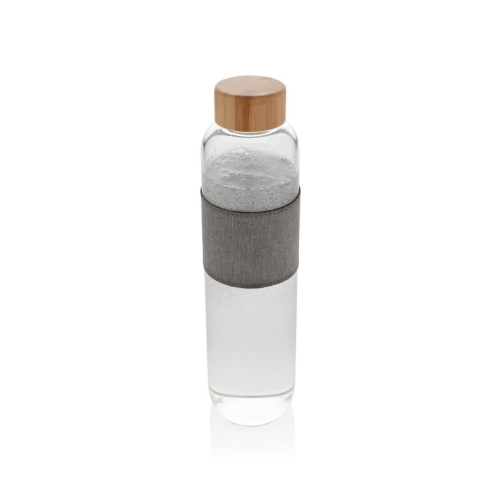 Szklana butelka 750 ml w pokrowcu