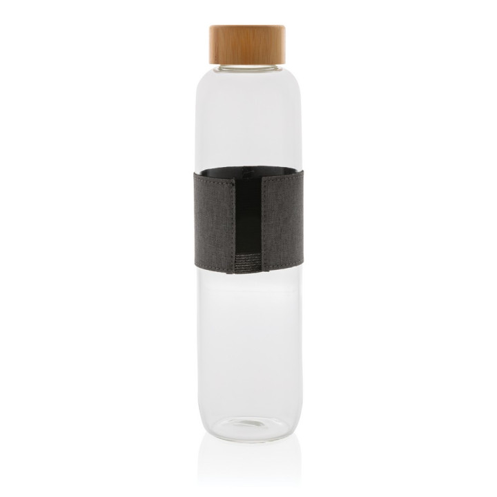 Szklana butelka 750 ml w pokrowcu