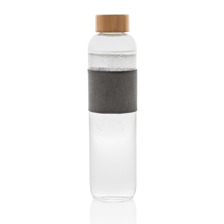Szklana butelka 750 ml w pokrowcu