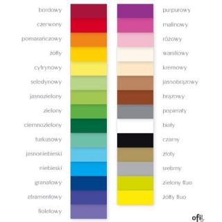 Brystol A4 malinowy (20 arkuszy) KRESKA