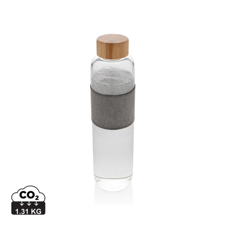 Szklana butelka 750 ml w pokrowcu